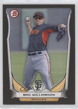 2014 Bowman Draft Top Prospects Asia Exclusive Black Mac Williamson #TP-82
