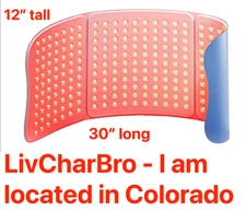 30'' x 12'' Red Light Therapy Near Infrared 660nm & 850nm 264 Triple-Chip LEDs