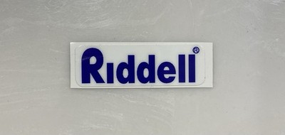 LATE 1990s -EARLY 2000s  Blue Riddell decal for NFL Helmets- Thin Mil - ADI