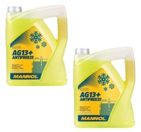 10L Mannol 4014 Antifreeze AG13+ - 40°C Advanced Gelb Frostschutz Fertigmix