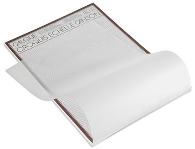 CANSON technisches Zeichenpapier DIN A4 90/95 g/qm hochtransparent 50 Blatt