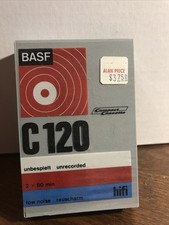 new sealed BASF HiFi Low Noise C120 C-120 Bla...
