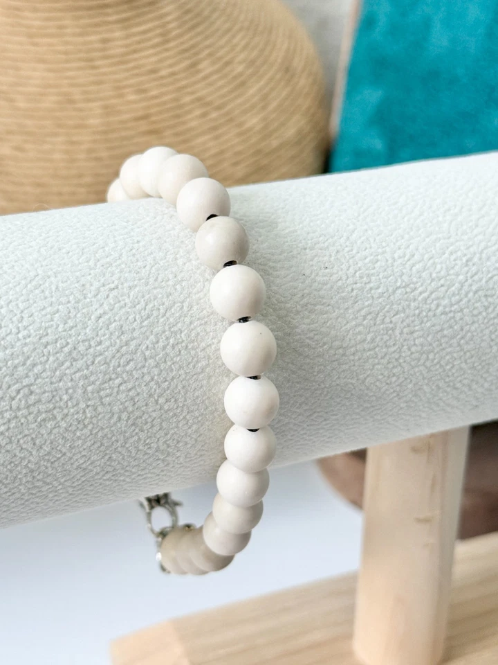 Brazalete de cuentas espirituales Riverstone David Yurman para hombre en plata de ley Foto 3 de 3