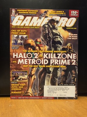 GamePro Magazine Issue 194 Nov 2004 Halo 2 Killzone Metroid Prime 2 GTA ...