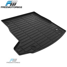 Fits 18-25 Alfa Romeo Stelvio Waterproof Rear Cargo Trunk Mats W/O Subwoofer TPE