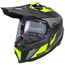 LS2 Explorer Carbon Titanium HiVi Full-Face A...
