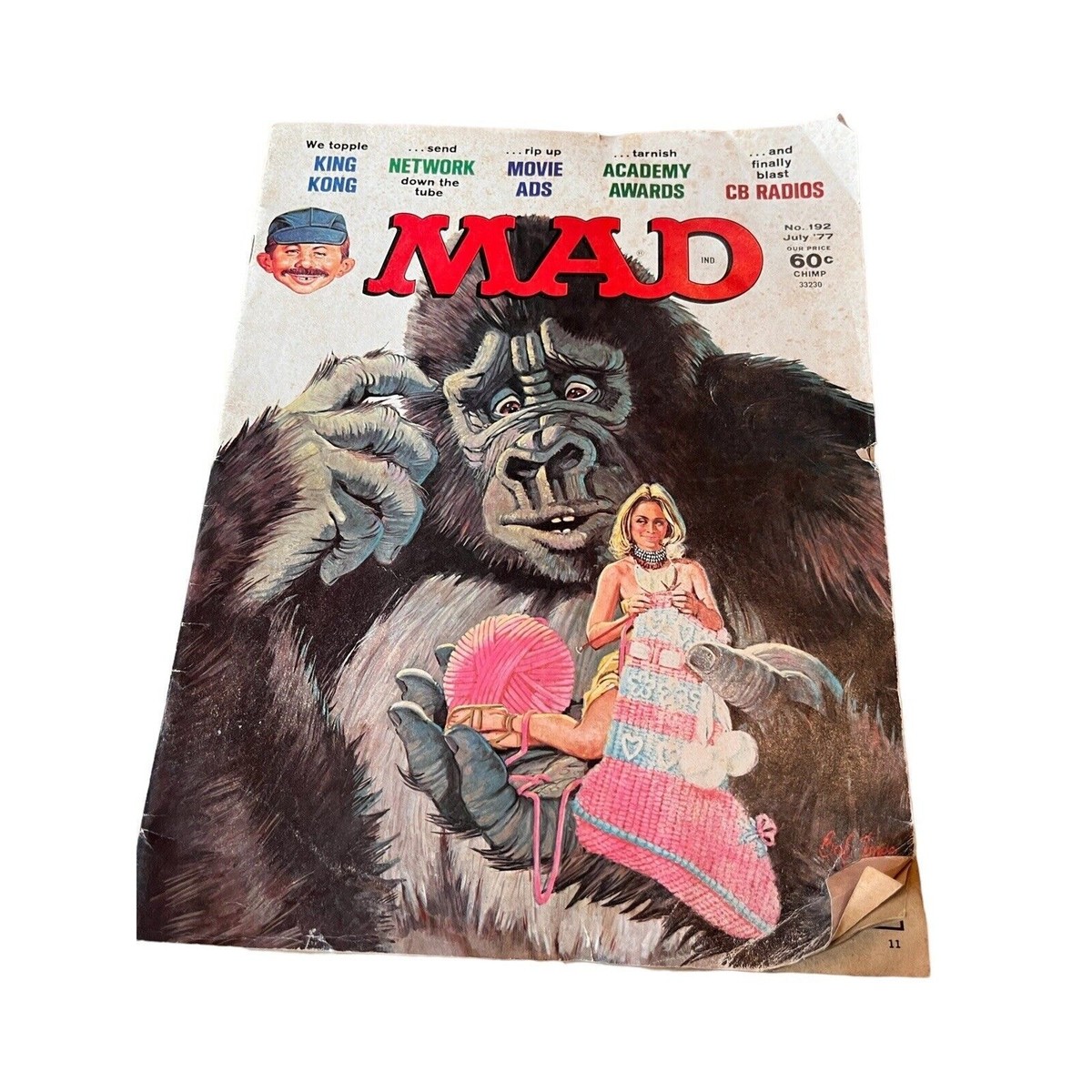 Mad Magazine Lot 4: #202 Oct 78, #201 Sept 78, #194, Oct 77