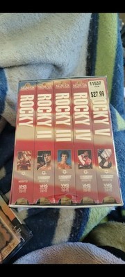 HUGE LOT 20+ factory sealed VHS movies NOS box sets godfather rocky Star Wars