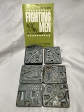 Vintage Mattel Creepy Crawlers Fighting Men Molds / Set Of 6