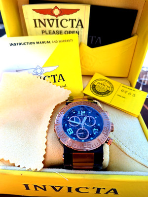 Invicta 6763 Ocean Reef Reserve  SWISS MADE Quartz Chronograph Mens Watch NIB!!!
