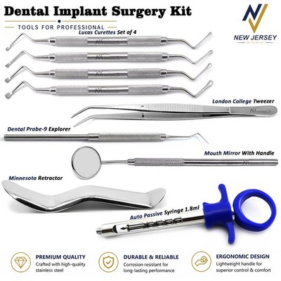 Dental Surgical Oral Surgery Instrument Periodontal Dentist Diagnostic Lab Tools