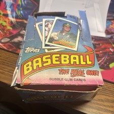 1989 Topps Baseball 36 Packs Sealed  Box In Rough Shape.