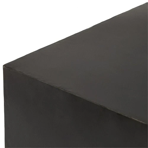 Butler Specialty 18" Square Metal Accent End Table In Black And Copper - Picture 5 of 5