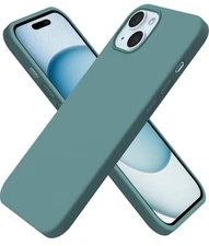 iPhone 15 Case Liquid Silicone Slim Shockproof Protective Cover 6.1 Inch