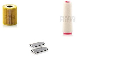 Inspektionspaket Filtersatz L MANN-FILTER Filtereinsatz Aktivkohlefilter für E38