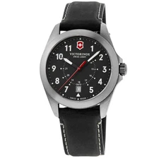 New Victorinox Swiss Army Heritage Quartz Black Dial Men's Watch 241963