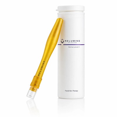 Relumins Derma Stamp Stainless Steel Skin Care Tool, Precision Microneedling