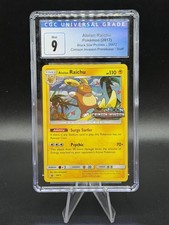 pokemon alolan raichu crimson invasion staff pre release sm72 CGC 9 Mint P34 on eBay
