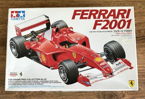 Tamiya Ferrari F2001 1/20 Model Kit - New - Grand Prix Collection No.52