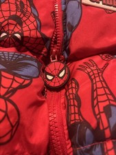Marvel Spider-Man Puffer Jacket Size 4T New