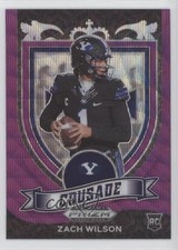 2021 Panini Prizm Draft Picks Crusade Purple Wave Prizm Zach Wilson #168 0bi6