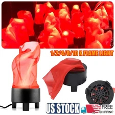 Electronic LED Fake Fire Flame for Halloween Christmas Festival Night Club Party