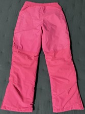 Lands End Teen/youth Pink Ski Pants Grow -A -Long Size 12 Waterproof Insulated