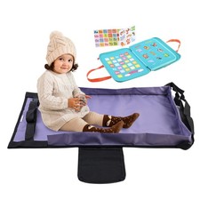 Airplane Seat Extender for Kids Toddler Travel Bed w/ Activity Board
