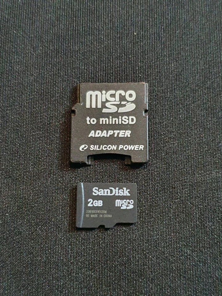 2 GB Mini SD Card Micro SD + Adapter For Digital Camera Phone - SanDisk UK - Image 2 of 2