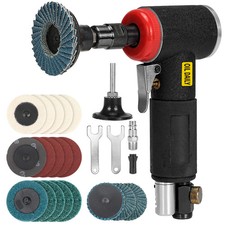 NuoDun 90  Air Angle Die Grinder 1/4'' High-Speed Pneumatic Polishing Tool Set