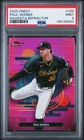2025 Paul Skenes Topps Finest Uncommon #103 Magenta Refractor 217/300 PSA 9
