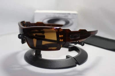 New Oakley MPH 1st Gen Oil Rig I Sunglasses Rootbeer/Bronze 30-681 Authentic - Image 1 of 4