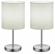 Tischleuchte Tischlampe Lampe Nachttischtleuchte Bett Nachttischlampe 2er SET