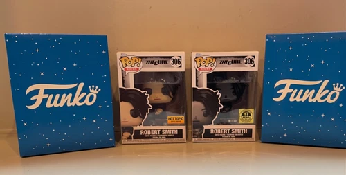 The Cure Robert Smith FunkoPOP!  2 Pc. Set #306 Hot Topic Exclusives!