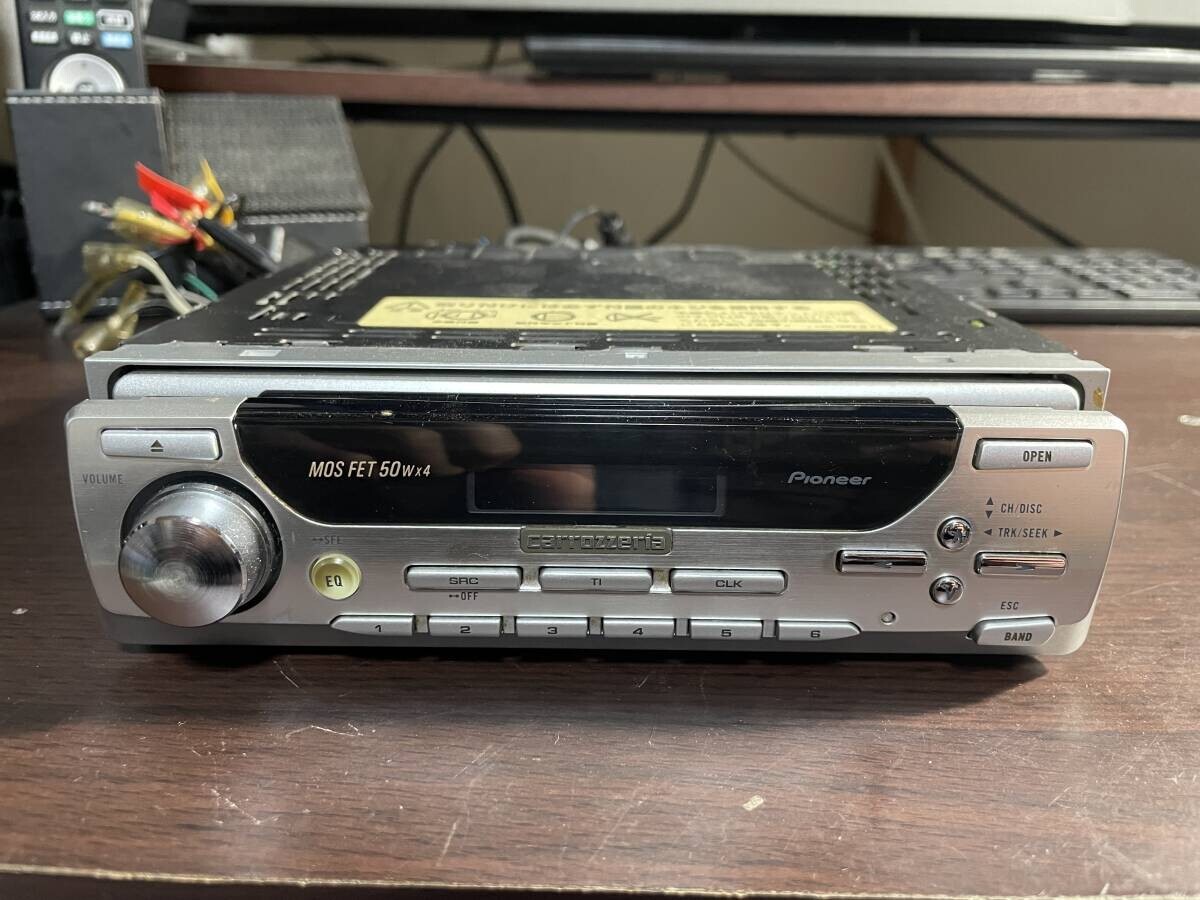 Pioneer Carrozzeria MEH-P717 MD/tuner main unit Junk MD playback