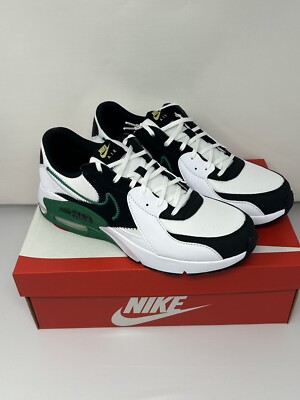 Size 11- Nike Air Max Excee White/Malachite-Black-White