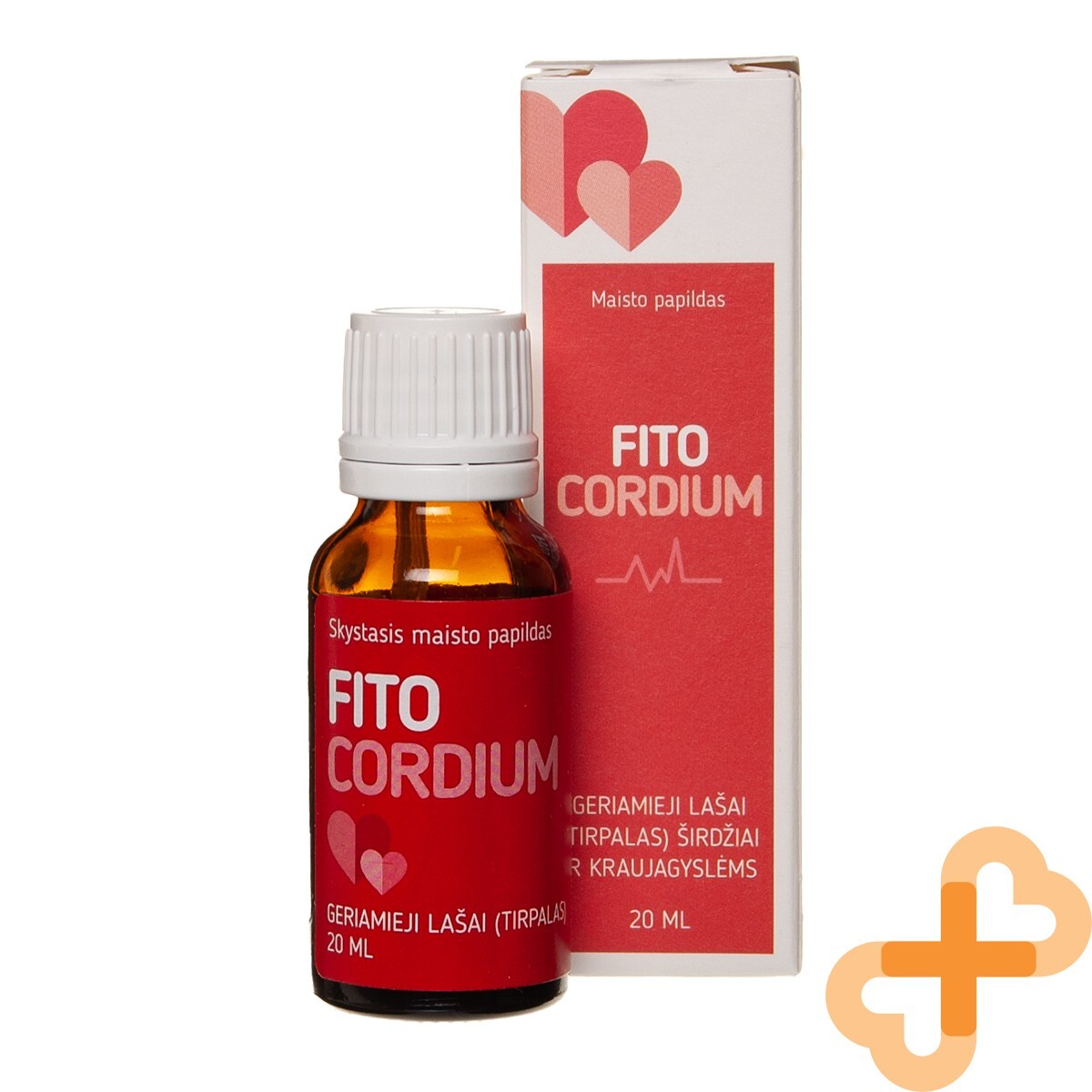 FITOCORDIUM Trinktropfen zum Einnehmen 20 ml Nahrungsergänzungsmittel für Her...