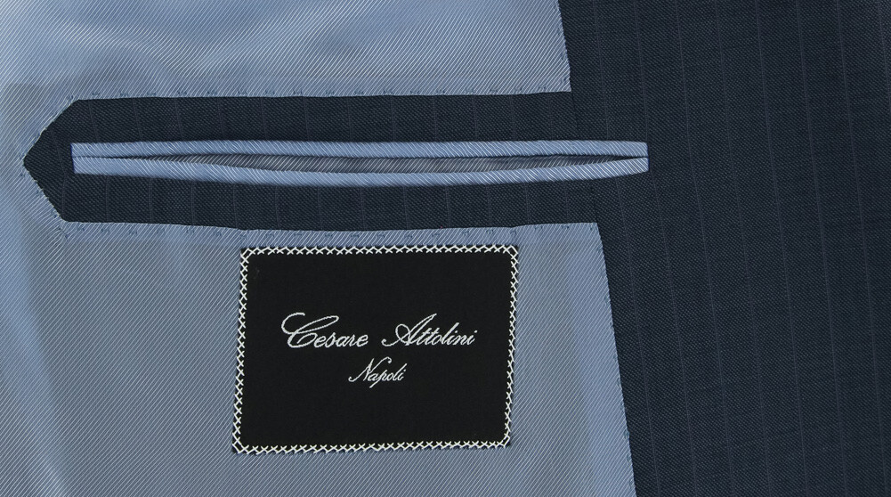 Cesare Attolini Blue Super 150's Suit - 45/55