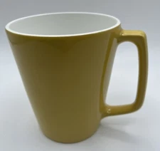 Centura Corning Yellow Coffee Tea Mug Yellow Goldenrod Mid Century Modern EUC