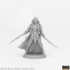DARK ELF ELITE Reaper Miniatures Bones Black REM44074 D D