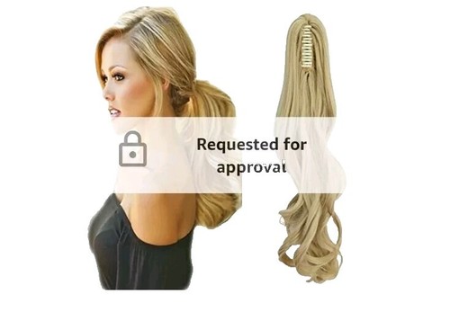 Bellami Faux Wrap Ponytail 160g 20” #613 Beach Blonde Hair  display picture 2