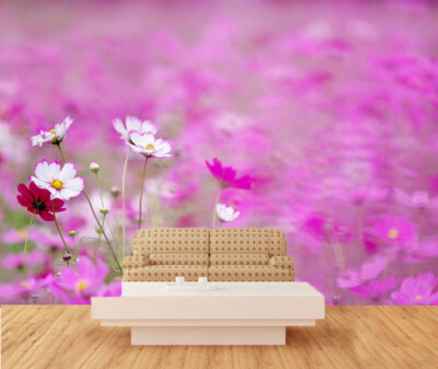 3D Purple Flowers G5132 Wallpaper Wall Murals Removable Self-adhesive Erin