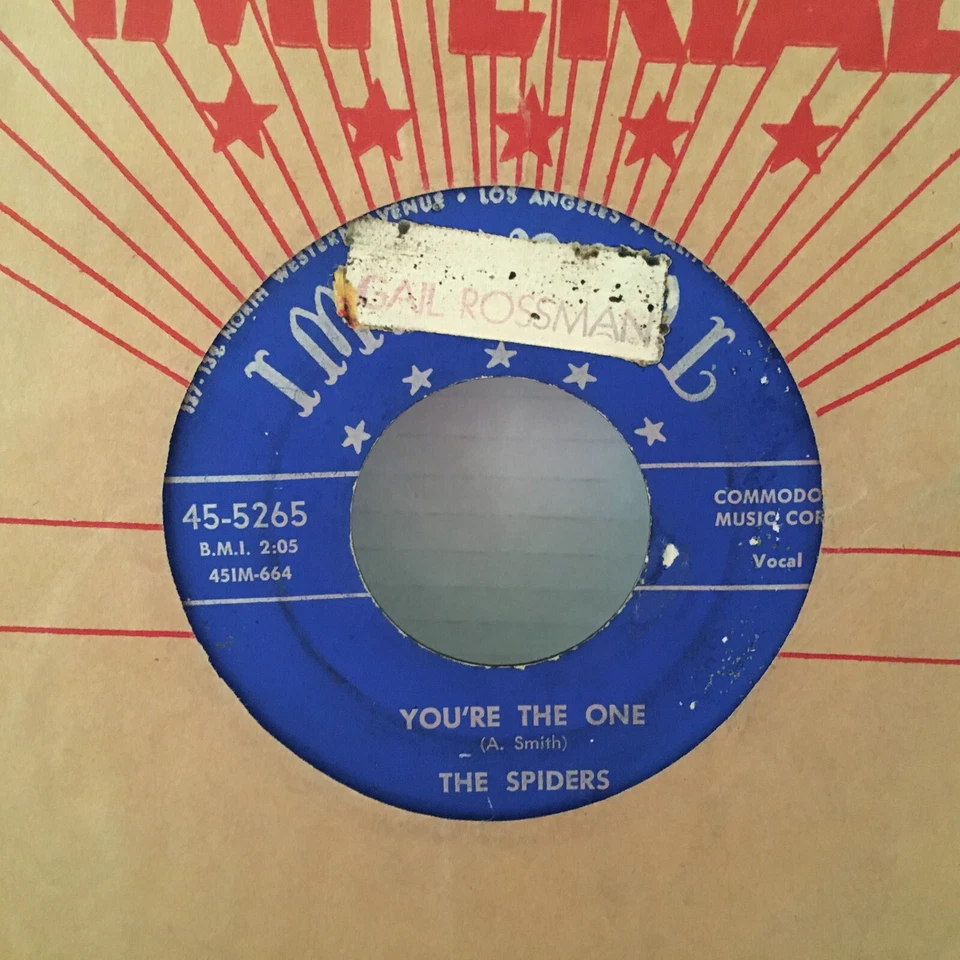 Spiders   45    I DIDN'T WANT TO DO IT / YOU'RE THE ONE - Image 2 of 2