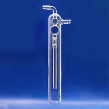 Glass Oil Bubbler for Laboratory Glassware Leakproof Type Liquid Sealing Tube