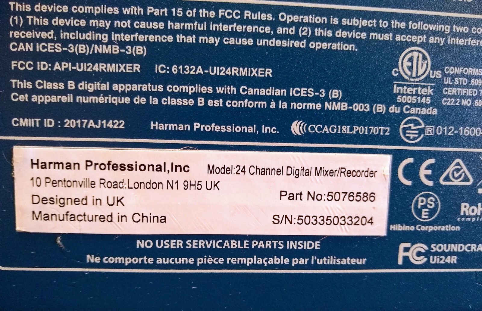 Soundcraft Ui24R Digital Mixer. Very Clean 688705002675 eBay