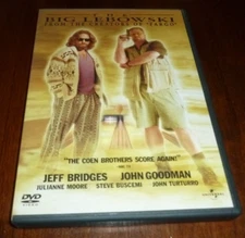 THE BIG LEBOWSKI DVD JULIANNE MOORE JEFF BRIDGES COEN BROS UNIVERSAL 1998