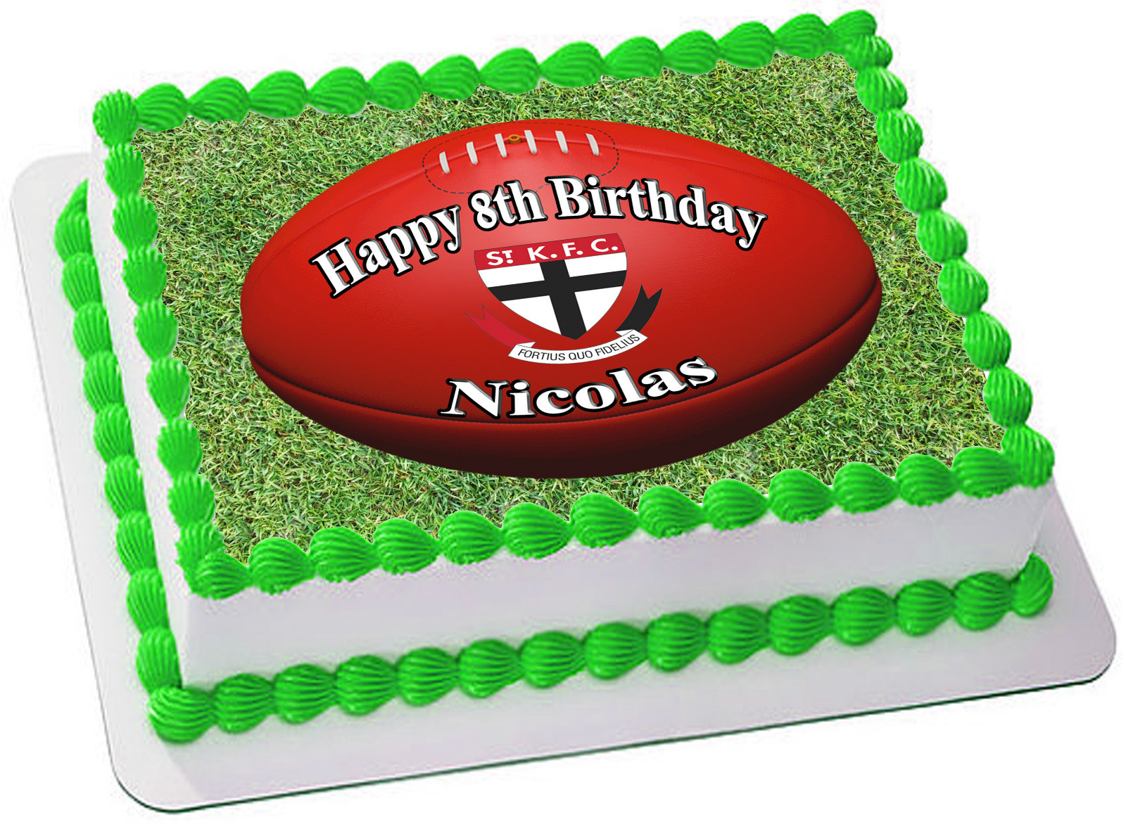 ST KILDA SAINTS EDIBLE ICING CAKE TOPPER PARTY IMAGE FROSTING SHEET eBay