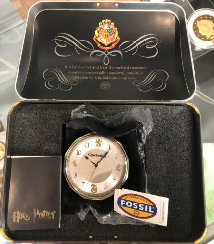 Harry Potter Limited Edition Quidditch Limited Edition Fossil Pocket Watch..Rare - Picture 1 of 1