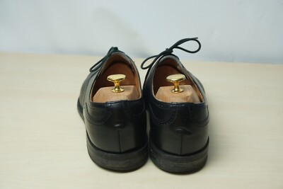 Cheaney Brogue Cap Toe Black Leather Mens Dress Shoes Sz 10.5 175D England Cheaney Brogue Cap Toe Black Leather Mens Dress Shoes Sz  main image 3
