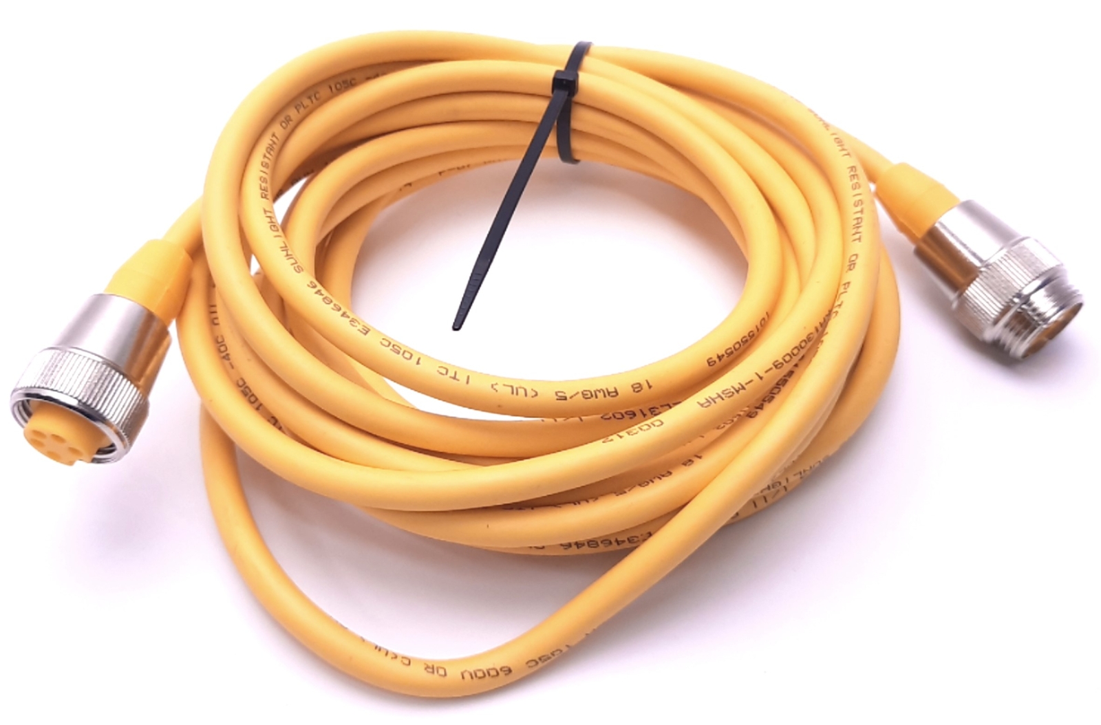 Turck RSM RKM 50-5M Double Ended Cordset 7/8" 5-Pin Male to Female, Straight